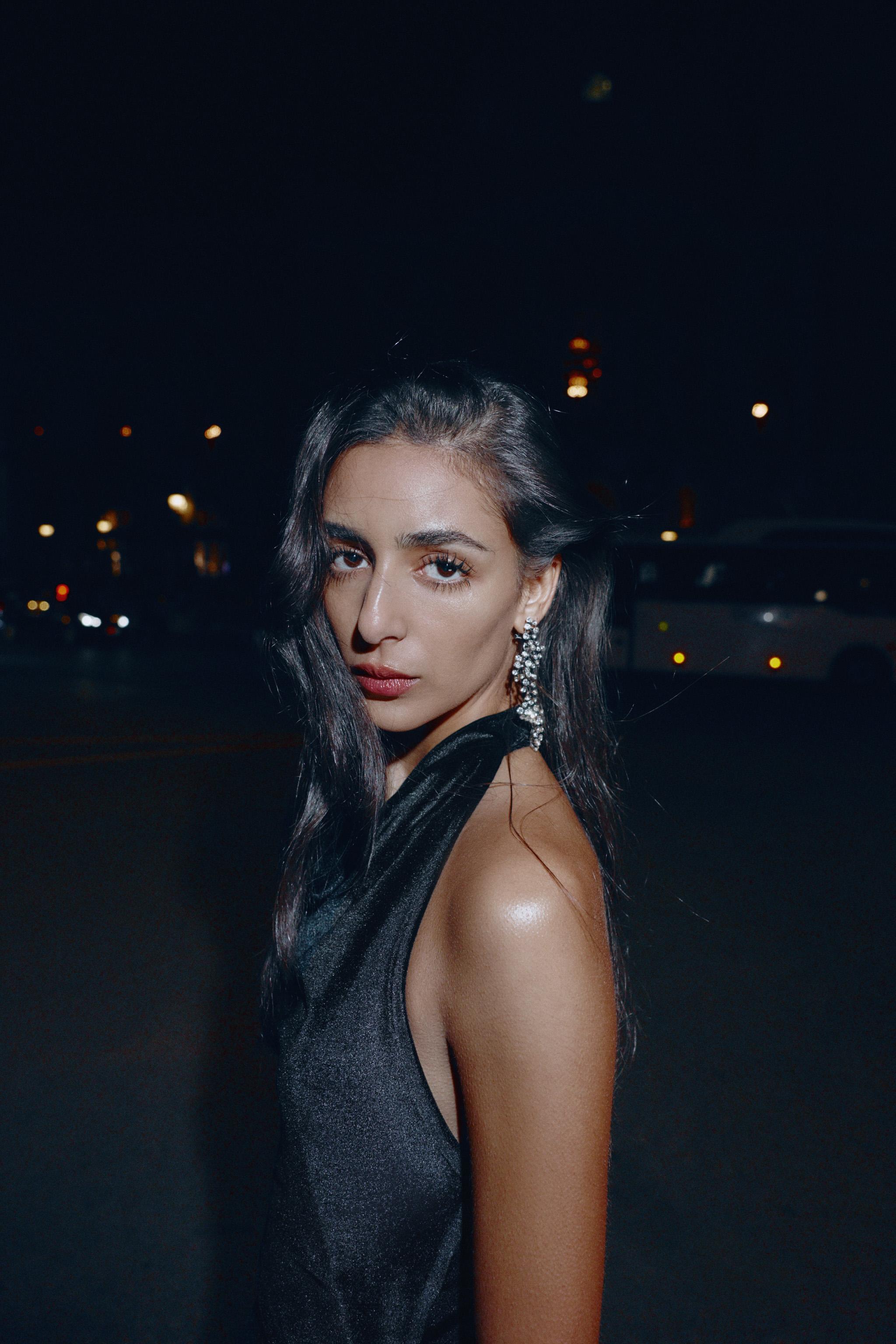 MIDI VELVET LACE DRESS